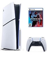 Игровая приставка Sony PlayStation 5 Slim + RoboCop: Rogue City