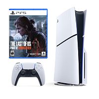 Игровая приставка Sony PlayStation 5 Slim + The Last of Us Part II. Remastered (с русской озвучкой и субтитрами) для PlayStation 5
