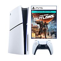 Игровая приставка Sony PlayStation 5 Slim + Star Wars Outlaws