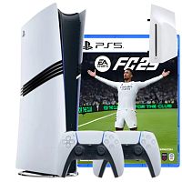 Игровая приставка Sony PlayStation 5 Pro (с дисководом) + FC 25 2 геймпада
