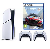 Игровая приставка Sony PlayStation 5 Slim + WRC 10 2 геймпада