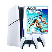 Игровая приставка Sony PlayStation 5 Slim + TopSpin 2K25 2 геймпада