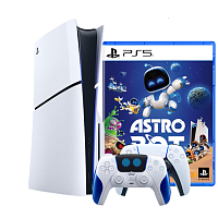 Игровая приставка Sony PlayStation 5 Slim + Astro Bot + Геймпад Sony DualSense Astro Bot Limited Edition